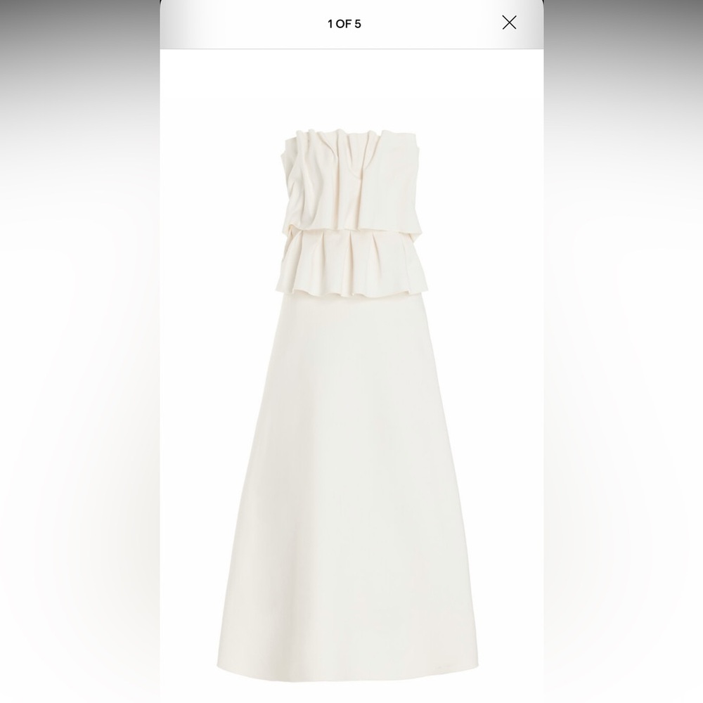 House of Dagmar Ruffle White dress